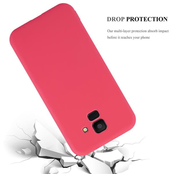 Samsung Galaxy J6 2018 Skal Fodral Case Cover Mobilskydd av flexibelt TPU-silikon
