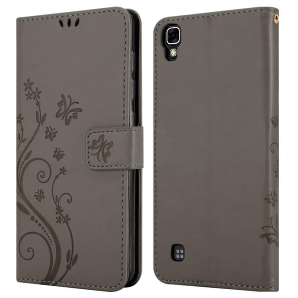 LG X POWER Pungetui Cover Blomster ()