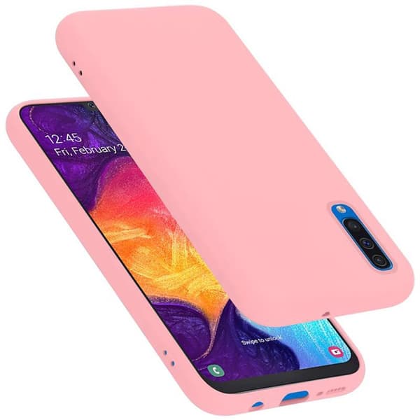 Samsung Galaxy A50 4G / A50s / A30s Skal Fodral av flexibelt TPU-silikon Case Cover LIQUID ROSA