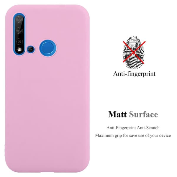 Huawei NOVA 5i / P20 LITE 2019 Skal Fodral Case Cover Mobilskydd av flexibelt TPU-silikon