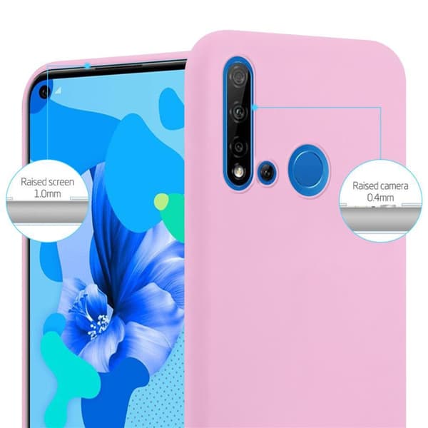 Huawei NOVA 5i / P20 LITE 2019 Skal Fodral Case Cover Mobilskydd av flexibelt TPU-silikon