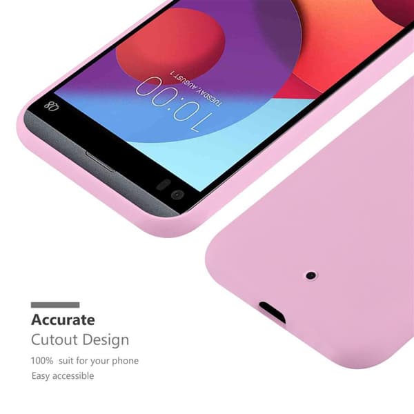 LG Q8 Skal Fodral Case Cover Mobilskydd av flexibelt TPU-silikon