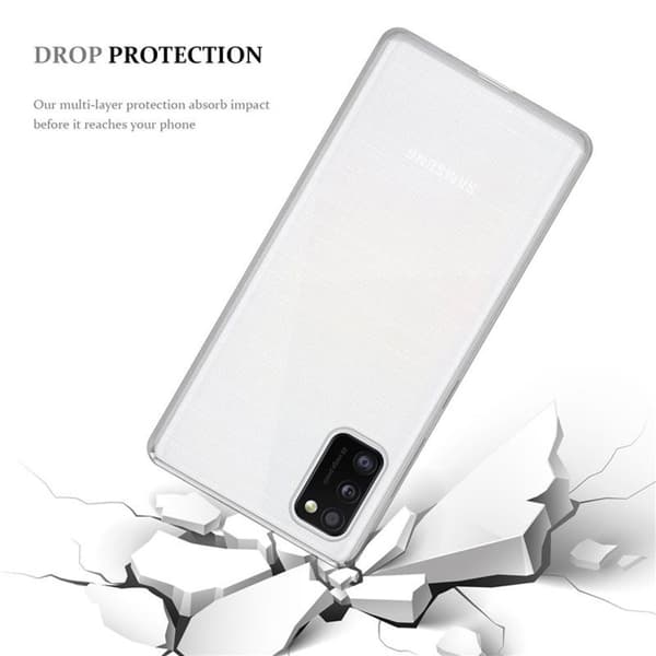 Samsung Galaxy A41 Skal Skal Fodral av flexibelt TPU-silikon Mobilskydd