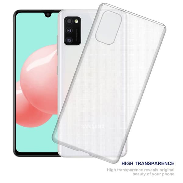 Samsung Galaxy A41 Skal Skal Fodral av flexibelt TPU-silikon Mobilskydd