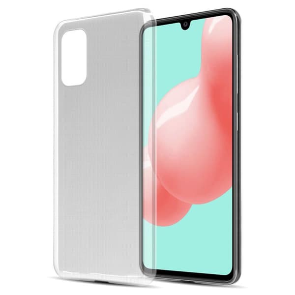 Samsung Galaxy A41 Skal Skal Fodral av flexibelt TPU-silikon Mobilskydd HELT TRANSPARENT