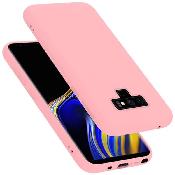 Deksel til Samsung Galaxy NOTE 9 Silikondeksel TPU Case Cover LIQUID ROSA