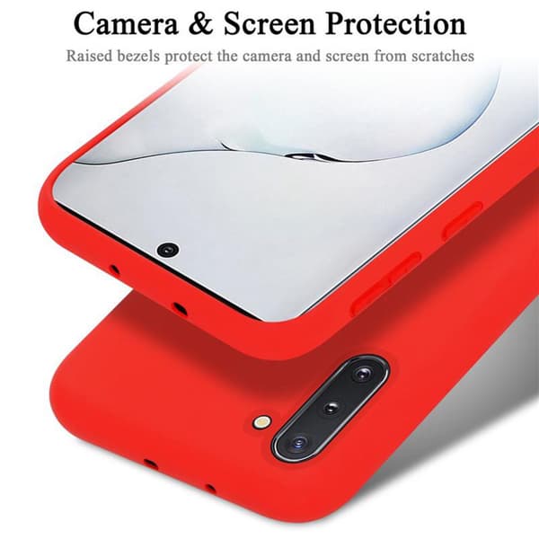 Samsung Galaxy NOTE 10 Suojakotelo Suojakuori valmistettu joustavasta TPU-silikonista