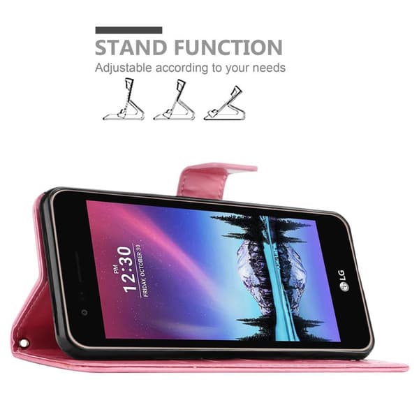 LG K4 2017 Pungetui Cover Blomster ()