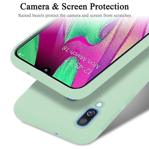 Samsung Galaxy A40 Suojakotelo Suojakuori valmistettu joustavasta TPU-silikonista