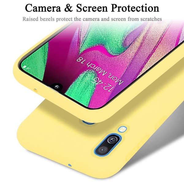 Samsung Galaxy A40 Suojakotelo Suojakuori valmistettu joustavasta TPU-silikonista