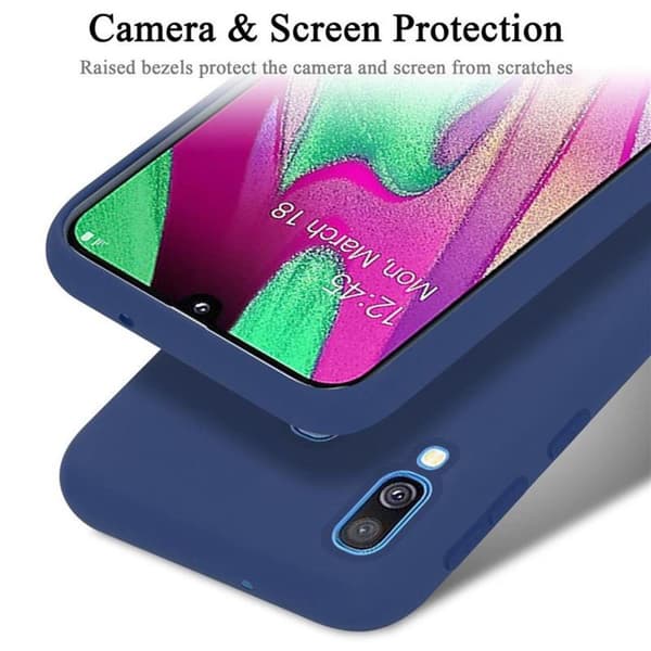 Samsung Galaxy A40 Suojakotelo Suojakuori valmistettu joustavasta TPU-silikonista