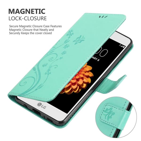 LG K7 2016 Pungetui Cover Blomster ()