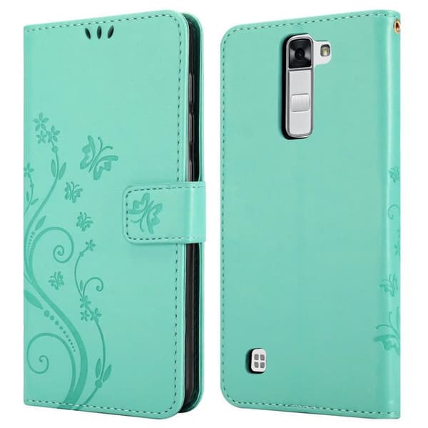 LG K7 2016 Pungetui Cover Blomster ()