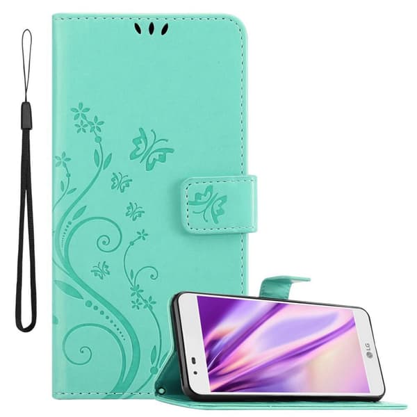 LG K7 2016 Pungetui Cover Blomster ()