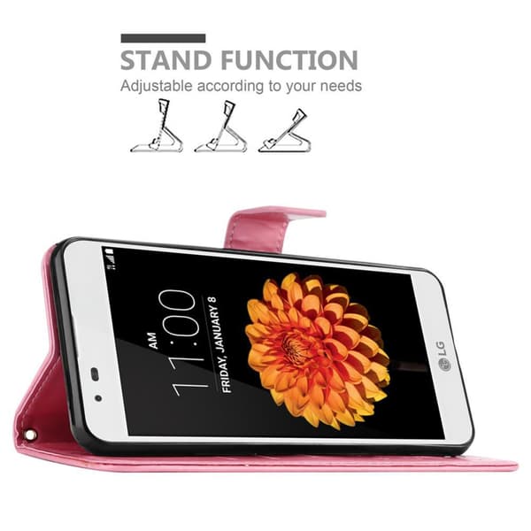 LG K7 2016 Pungetui Cover Blomster ()