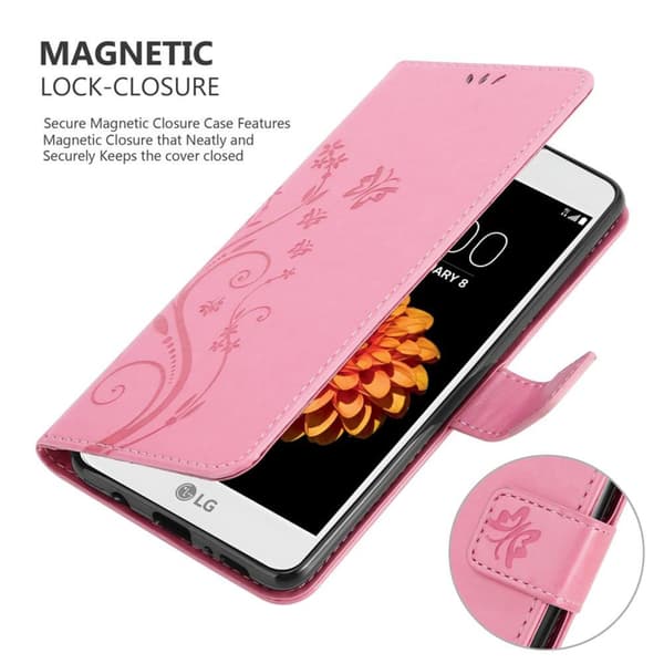 LG K7 2016 Pungetui Cover Blomster ()