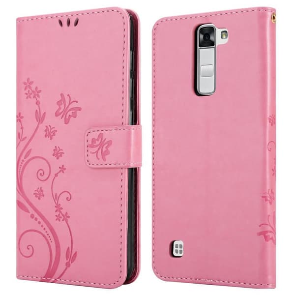LG K7 2016 Pungetui Cover Blomster ()
