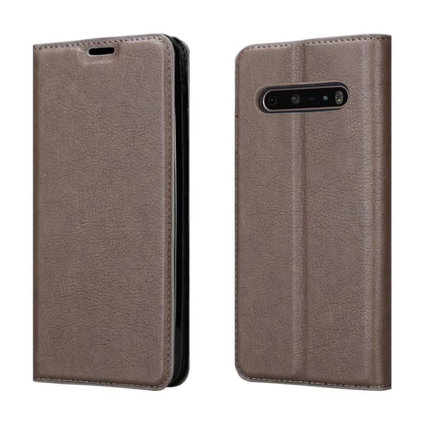 LG V60 ThinQ Suojakotelo Suojakuori Lompakkokotelo Matkapuhelinkotelo jossa magneettisuljenta, jalusta-toiminto ja korttitasku