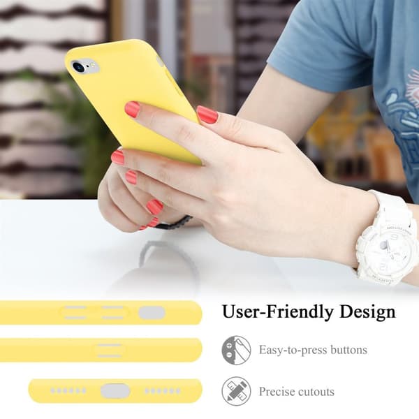 Deksel til iPhone 7 / 7S / 8 / SE 2020 Silikondeksel TPU Case Cover