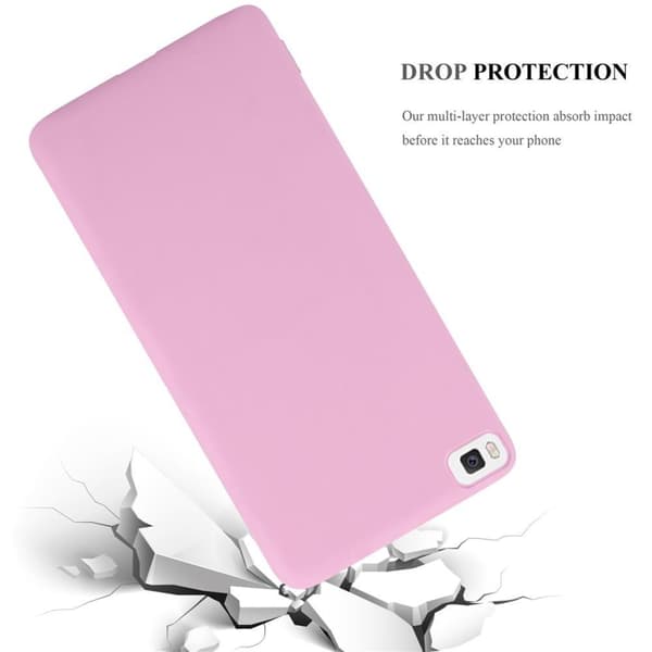 Huawei P8 Skal Fodral Case Cover Mobilskydd av flexibelt TPU-silikon