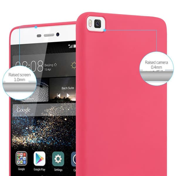 Huawei P8 Skal Fodral Case Cover Mobilskydd av flexibelt TPU-silikon