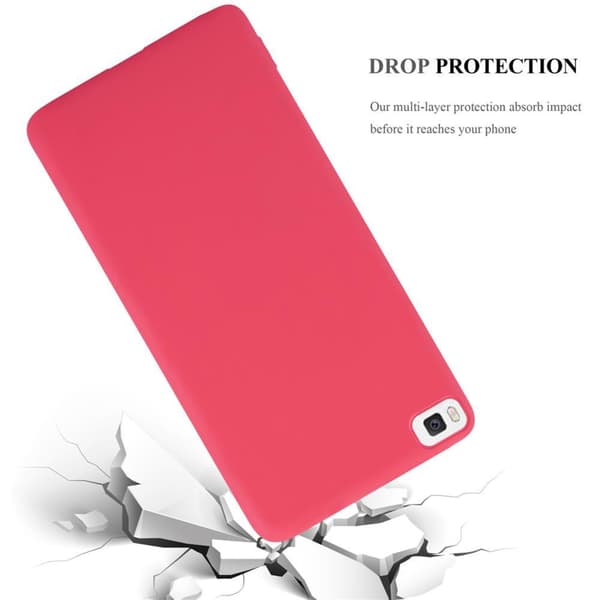 Huawei P8 Skal Fodral Case Cover Mobilskydd av flexibelt TPU-silikon