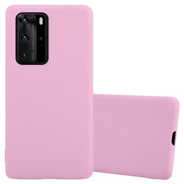 Deksel til Huawei P40 PRO / P40 PRO+ Silikondeksel CANDY ROSA