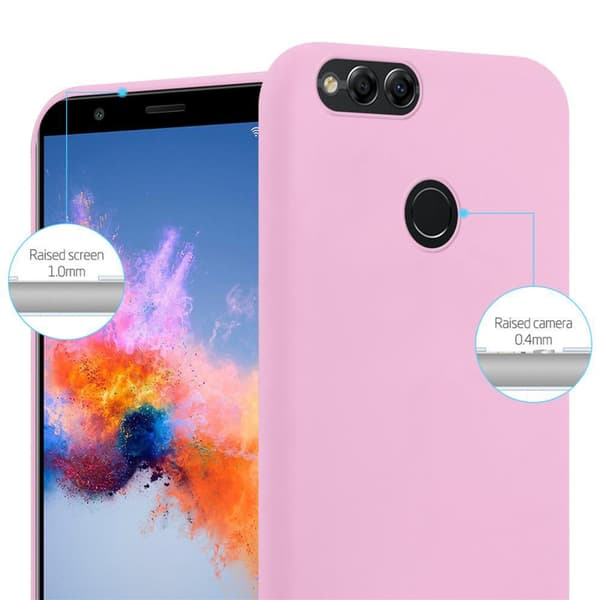 Honor 7X Skal Fodral Case Cover Mobilskydd av flexibelt TPU-silikon
