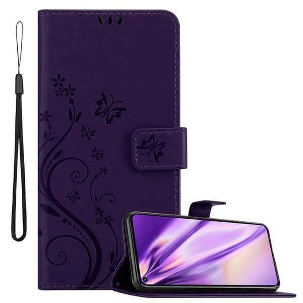 Honor 20 PRO Suojakotelo Suojakuori Lompakkokotelo Matkapuhelinkotelo Kukat jossa on magneettisuljenta, jalusta-toiminto ja korttipaikat