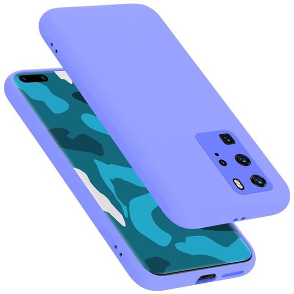 Huawei P40 PRO / P40 PRO+ Skal Fodral av flexibelt TPU-silikon Case Cover LIQUID LJUS LILA