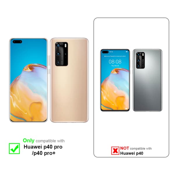 Huawei P40 PRO / P40 PRO+ Skal Fodral av flexibelt TPU-silikon Case Cover