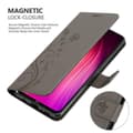 Pikkukuva 9 / 11: Xiaomi RedMi NOTE 8 Suojakotelo Suojakuori Lompakkokotelo Matkapuhelinkotelo Kukat jossa on magneettisuljenta, jalusta-toiminto ja korttipaikat
