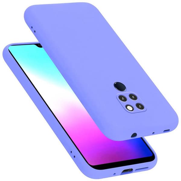 Huawei MATE 20 Cover Etui Case () Liquid Lys Lilla