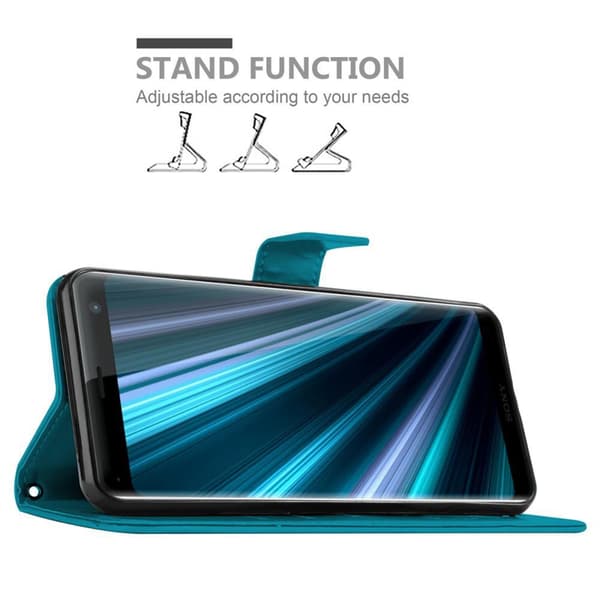 Sony Xperia XZ3 Pungetui Cover Blomster ()