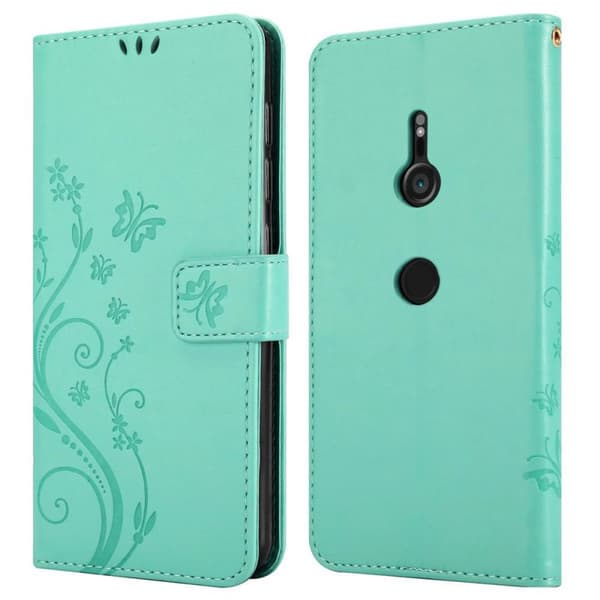 Sony Xperia XZ3 Pungetui Cover Blomster ()