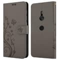 Miniatyrbilde 8 av 8: Deksel til Sony Xperia XZ3 Lommebokdeksel i blomster design med magnetisk lukking, stativfunksjon og kortplasser