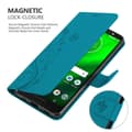 Miniatyrbilde 9 av 11: Deksel til Motorola MOTO G6 PLUS Lommebokdeksel i blomster design med magnetisk lukking, stativfunksjon og kortplasser