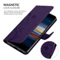 Miniatyrbild 4 av 8: Sony Xperia L3 Skal Fodral i blomdesign Mobilskydd Case Cover med magnetisk stängning, ståfunktion och kortplatser