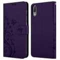 Miniatyrbild 7 av 8: Sony Xperia L3 Skal Fodral i blomdesign Mobilskydd Case Cover med magnetisk stängning, ståfunktion och kortplatser