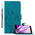 Miniatyrbild 1 av 8: Sony Xperia L3 Skal Fodral i blomdesign Mobilskydd Case Cover med magnetisk stängning, ståfunktion och kortplatser