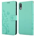 Miniatyrbild 8 av 8: Sony Xperia L3 Skal Fodral i blomdesign Mobilskydd Case Cover med magnetisk stängning, ståfunktion och kortplatser