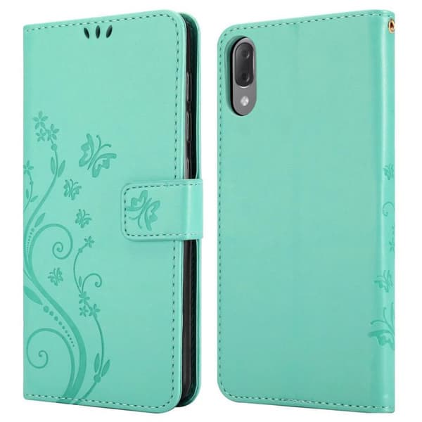 Sony Xperia L3 Pungetui Cover Blomster ()