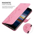 Miniatyrbild 4 av 8: Sony Xperia L3 Skal Fodral i blomdesign Mobilskydd Case Cover med magnetisk stängning, ståfunktion och kortplatser
