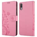 Miniatyrbild 8 av 8: Sony Xperia L3 Skal Fodral i blomdesign Mobilskydd Case Cover med magnetisk stängning, ståfunktion och kortplatser