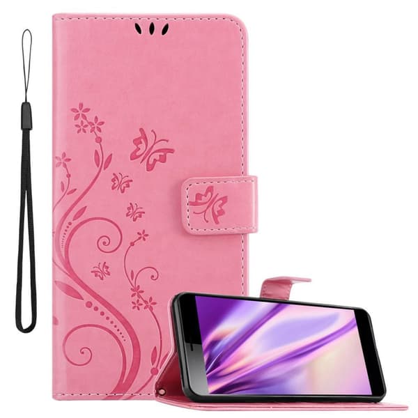 Sony Xperia L3 Skal Fodral i blomdesign Mobilskydd Case Cover med magnetisk stängning, ståfunktion och kortplatser