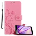 Miniatyrbild 1 av 8: Sony Xperia L3 Skal Fodral i blomdesign Mobilskydd Case Cover med magnetisk stängning, ståfunktion och kortplatser