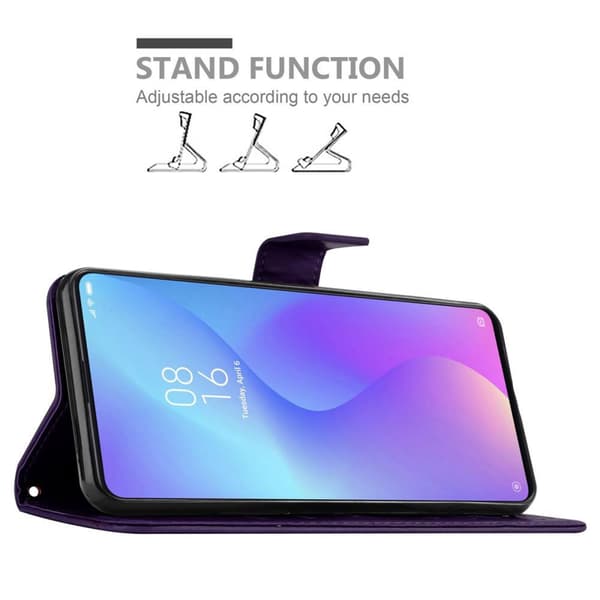 Xiaomi Mi 9T / Mi 9T PRO / RedMi K20 / RedMi K20 PRO Skal Fodral i blomdesign Mobilskydd Case Cover med magnetisk stängning, ståfunktion och