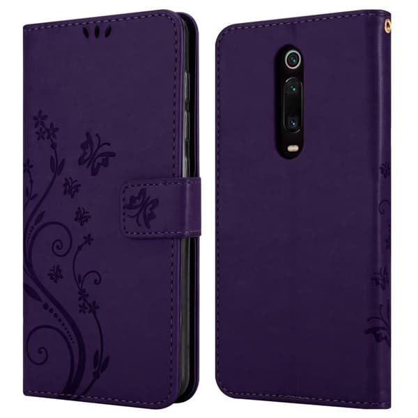 Xiaomi Mi 9T / Mi 9T PRO / RedMi K20 / RedMi K20 PRO Skal Fodral i blomdesign Mobilskydd Case Cover med magnetisk stängning, ståfunktion och