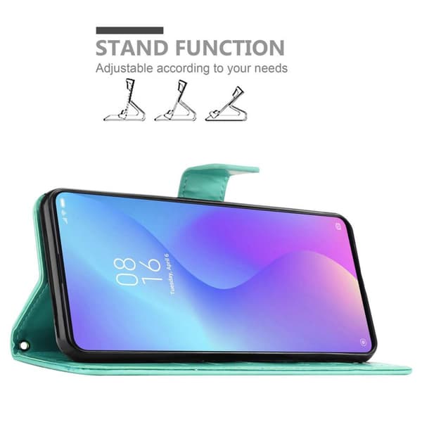 Xiaomi Mi 9T / Mi 9T PRO / RedMi K20 / RedMi K20 PRO Skal Fodral i blomdesign Mobilskydd Case Cover med magnetisk stängning, ståfunktion och