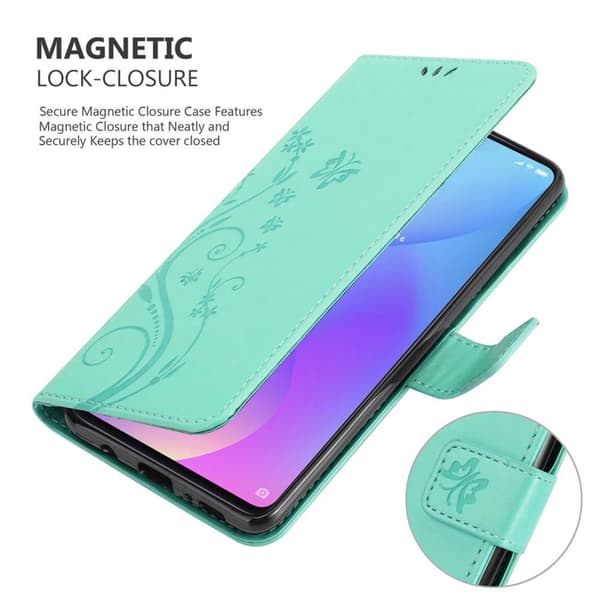 Xiaomi Mi 9T / Mi 9T PRO / RedMi K20 / RedMi K20 PRO Skal Fodral i blomdesign Mobilskydd Case Cover med magnetisk stängning, ståfunktion och